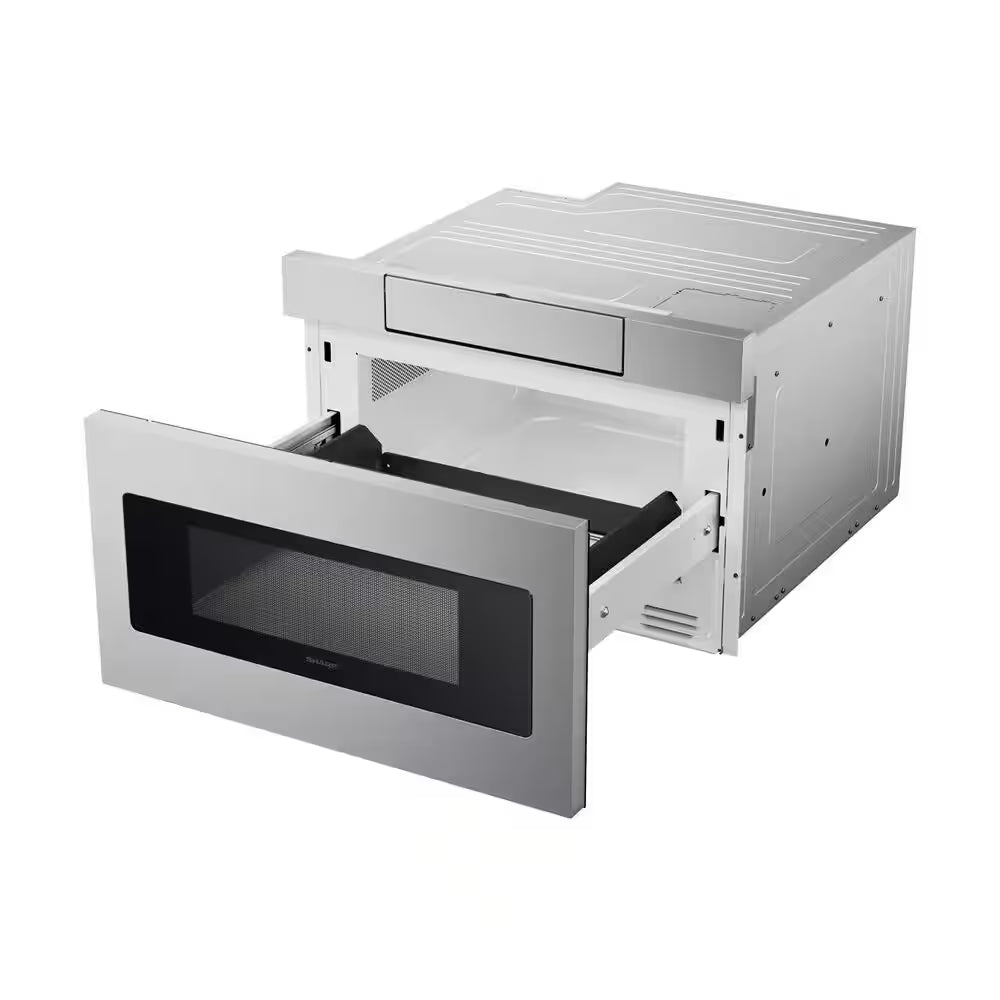 24 In. 1.2 Cu. Ft. Built-In Microwave Drawer with Concealed Controls in Stainless Steel Finish with Sensor Cooking