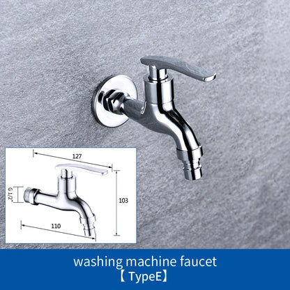 High Quality Outdoor Garden Faucet Tap Washing Machine Faucet Brass Kitchen Bathroom Sink Tap Mop Pool Water Taps