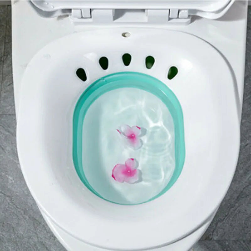 Durable over Elderly Postpartum Hemorrhoids Patient Toilet Tub Hip Basin Bidet New Vaginal Steaming Seat Bath