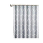 Waterproof Shower Curtain with 12 Hooks Geometric Printed Bath Curtains Water Drop Pattern Polyester Cloth Bathroom Accessories