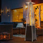Patio Heater, 48000 BTU Outdoor Pyramid Patio Heater for Outdoor Use, Bronze