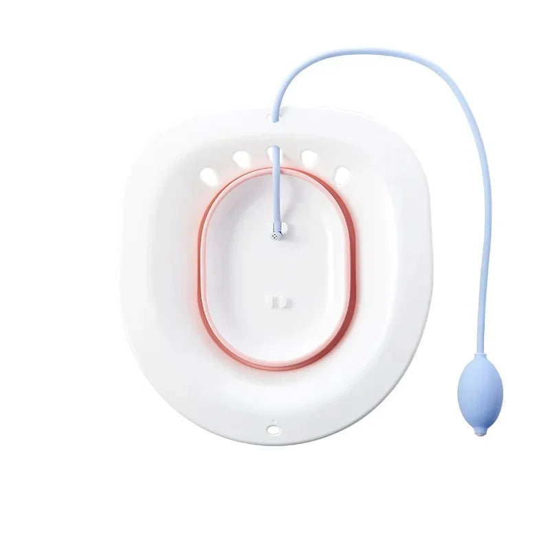 Durable over Elderly Postpartum Hemorrhoids Patient Toilet Tub Hip Basin Bidet New Vaginal Steaming Seat Bath