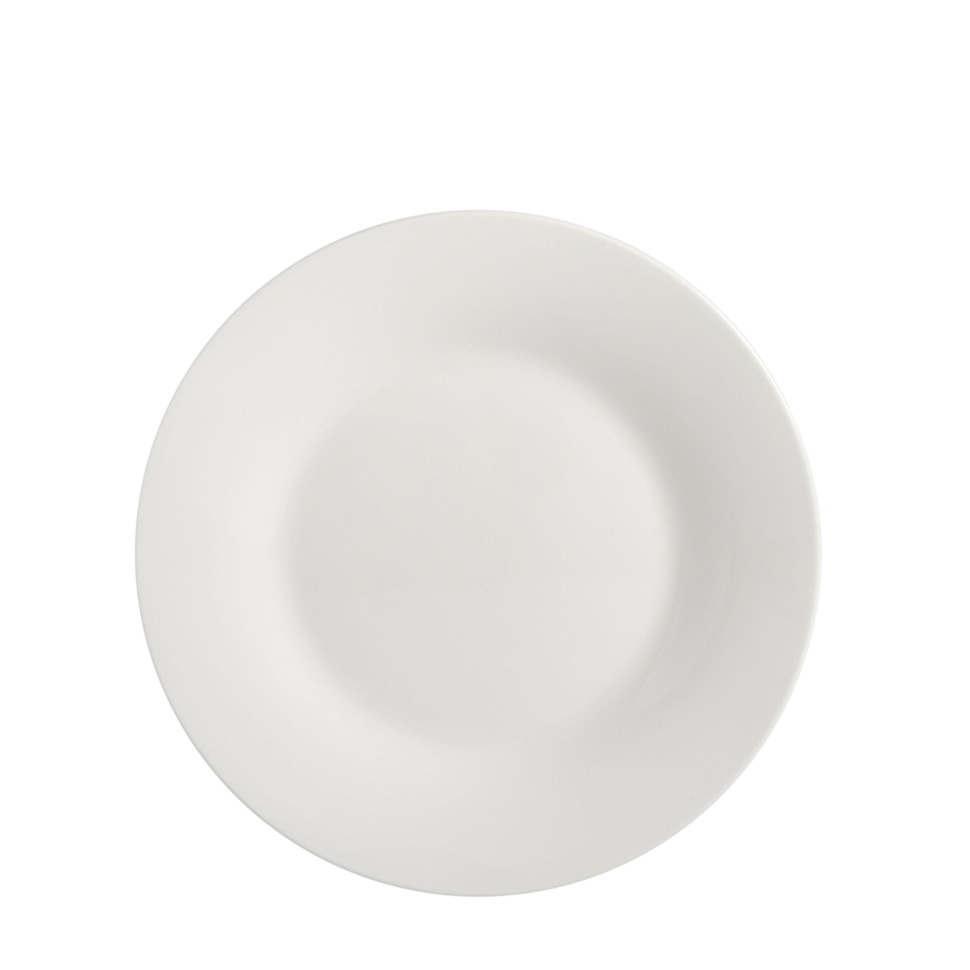 Everyday round White Stoneware Dinnerware Set, 12-Piece