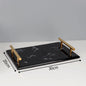European Ceramic Bathroom Set Five Piece Set Marble Texture Washbasin Soap Bottle Golden Stroke Modern Home Bathrooms Decoration
