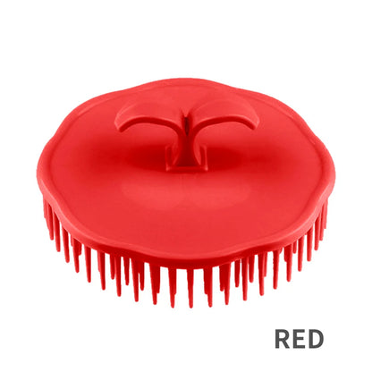Head Massage Brush Soft Glue Shampoo Brush Bathroom Products Plastic Sanitary Comb Washing Hair Scalp Shower Body