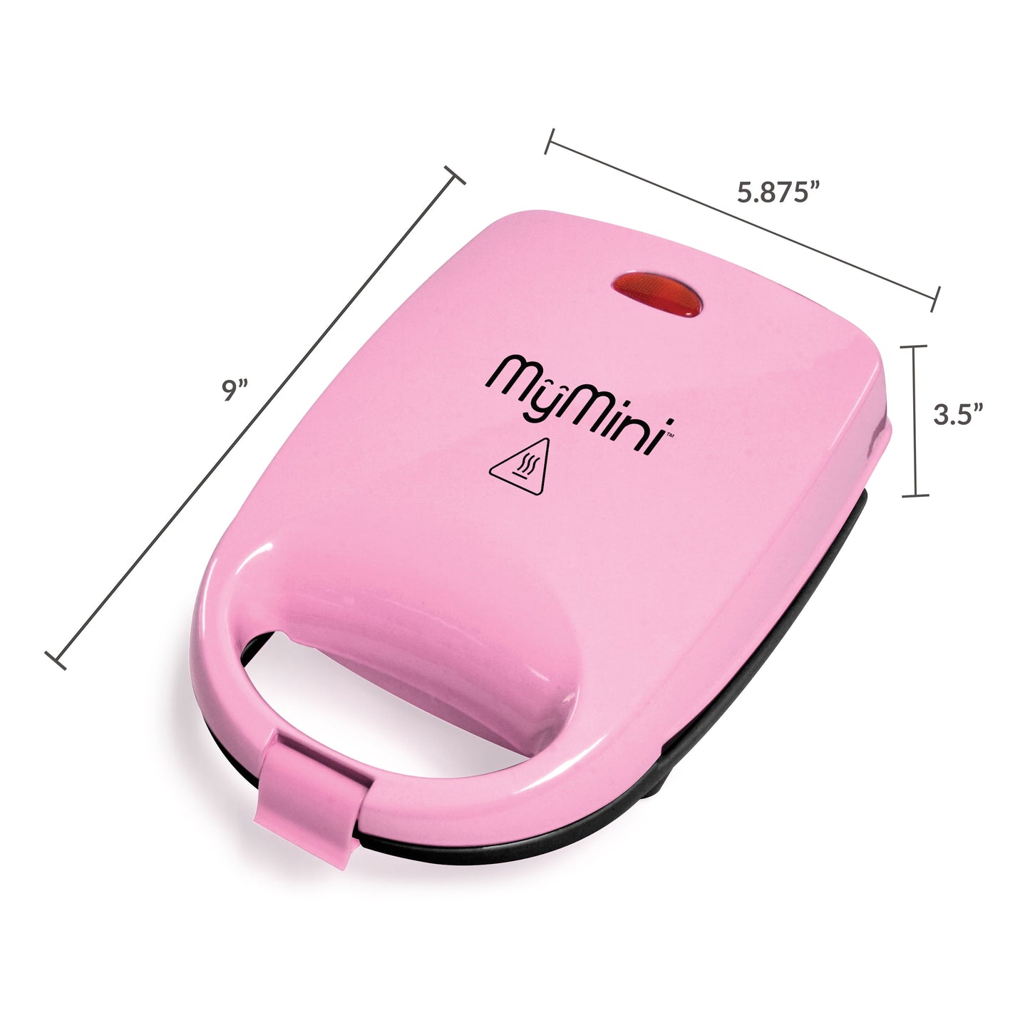 Mymini Personal Electric Waffle Bowl Maker, Pink