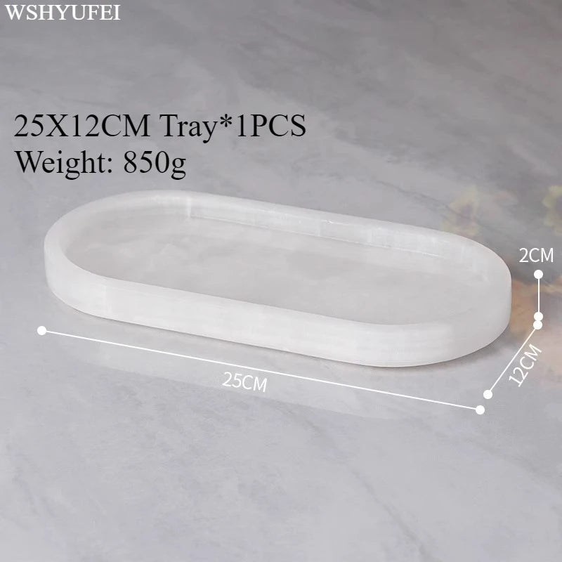 Light Luxury White Jade Stone Home Bathroom Wash Suit Bathroom Supplies Brush Tooth Cup Soap Bottle Soap Dish Toothbrush Holder
