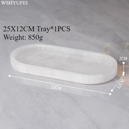 Light Luxury White Jade Stone Home Bathroom Wash Suit Bathroom Supplies Brush Tooth Cup Soap Bottle Soap Dish Toothbrush Holder