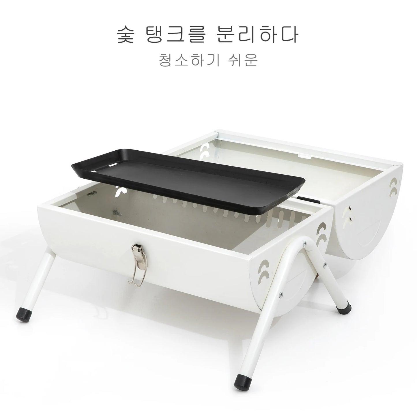 Outdoor Multifunctional Portable Barbeque Stove Camping BBQ Charcoal Grill with Dual Side Camping Supplies