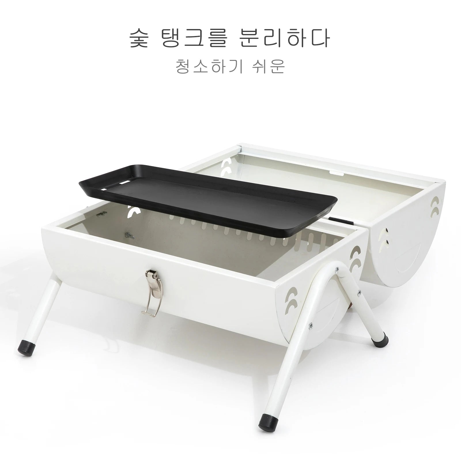 Outdoor Multifunctional Portable Barbeque Stove Camping BBQ Charcoal Grill with Dual Side Camping Supplies