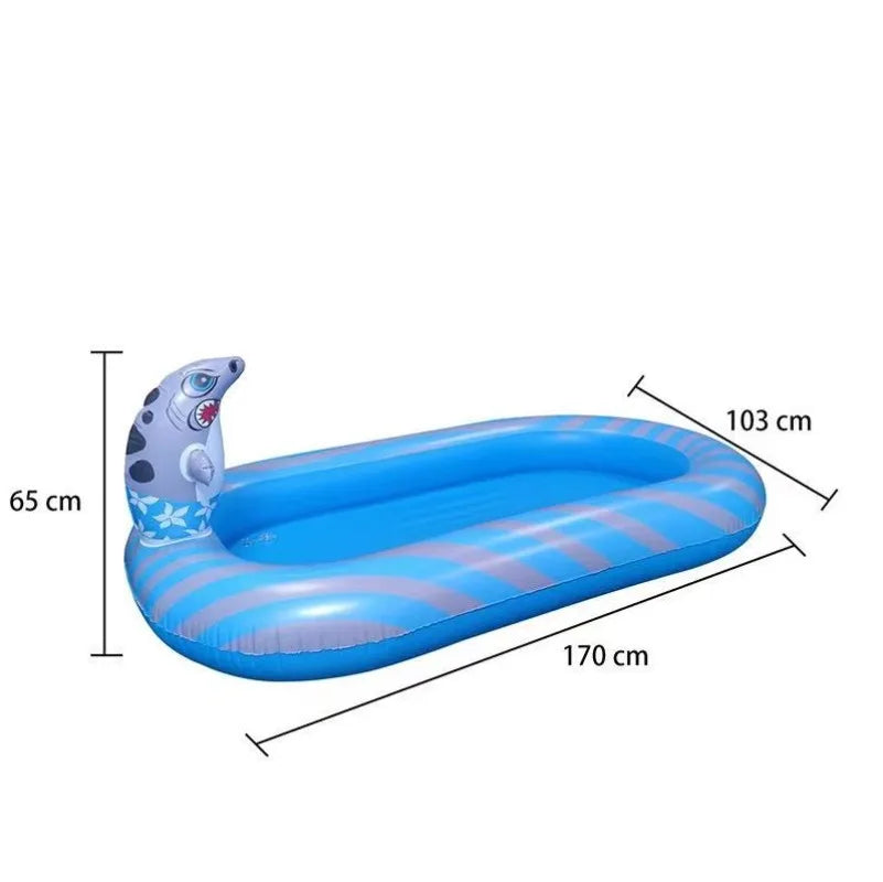 Cartoon Dinosaur PVC Inflatable Spray Pool Funny Outdoor Water Fun Swimming Pool for Kids Gift Creative Summer Water Play Toys