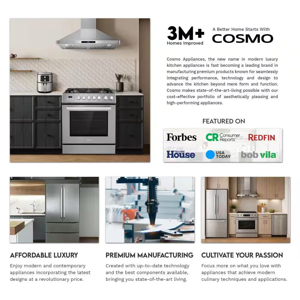 48 In. Haven Collection 7 Cu. Ft. Double Oven Gas Range, 6-Burners, Griddle, Convection, Knob Leds, Stainless Steel