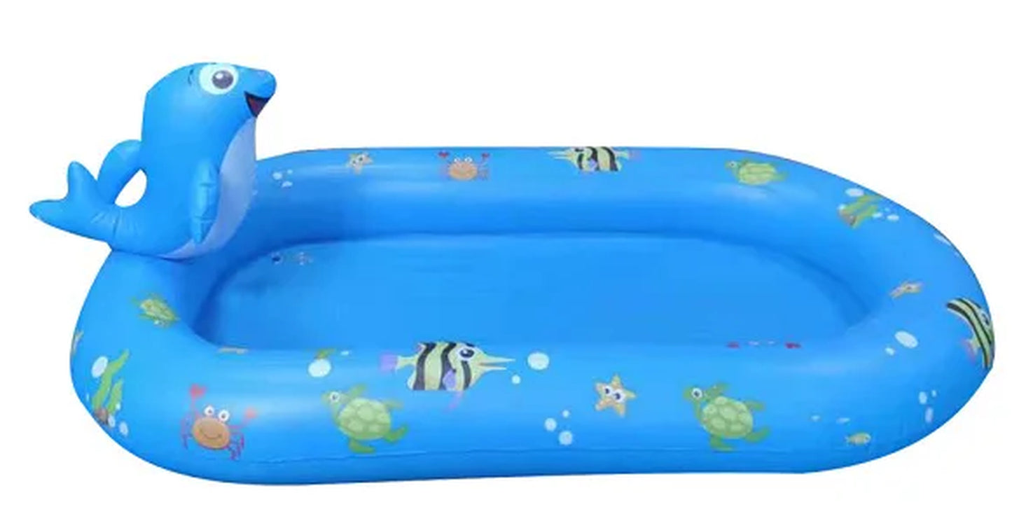 Cartoon Dinosaur PVC Inflatable Spray Pool Funny Outdoor Water Fun Swimming Pool for Kids Gift Creative Summer Water Play Toys