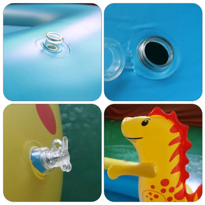 Cartoon Dinosaur PVC Inflatable Spray Pool Funny Outdoor Water Fun Swimming Pool for Kids Gift Creative Summer Water Play Toys