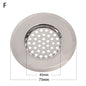 2PCS Strainer Bath Basin Drain Hair Clean up Mesh Trap Filter Kitchen Sink with Large Wide Rim Catcher Cover Cap Plug Wholesale