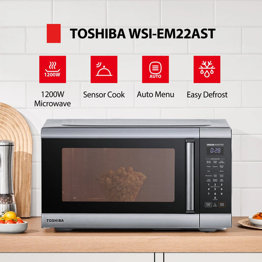 2.2 Cu. Ft. 24.4'' Microwave Oven in Stainless Steel