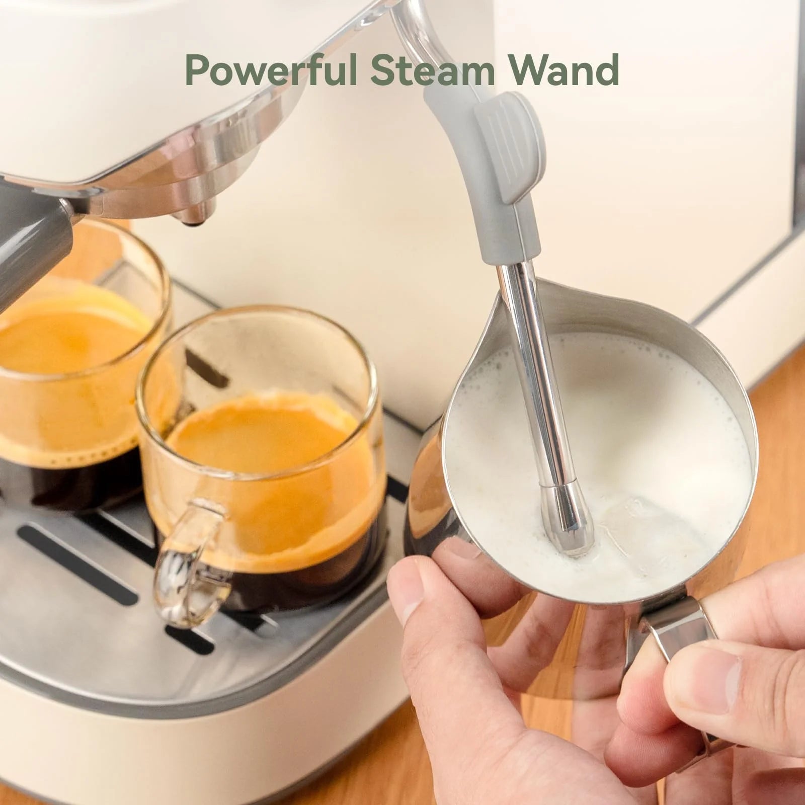 20 Bar Espresso Machine & Burr Grinder Combo, 35 Precise Grind Settings, Professional Automatic Coffee Maker, Perfect Gift for Coffee Lovers
