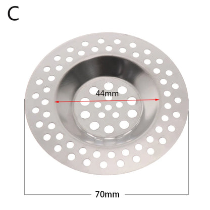 2PCS Strainer Bath Basin Drain Hair Clean up Mesh Trap Filter Kitchen Sink with Large Wide Rim Catcher Cover Cap Plug Wholesale