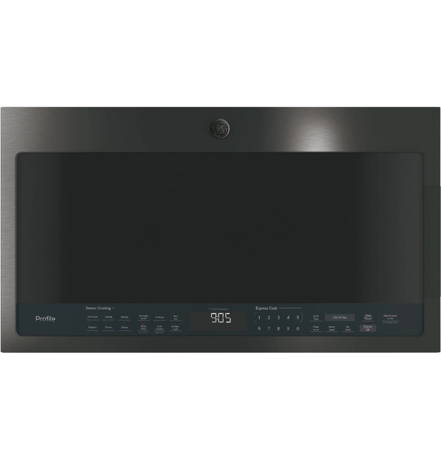 Ge Pvm9005Bl Profile 30" Wide 2.1 Cu. Ft. 1000 Watt over the Range Microwave - Stainless