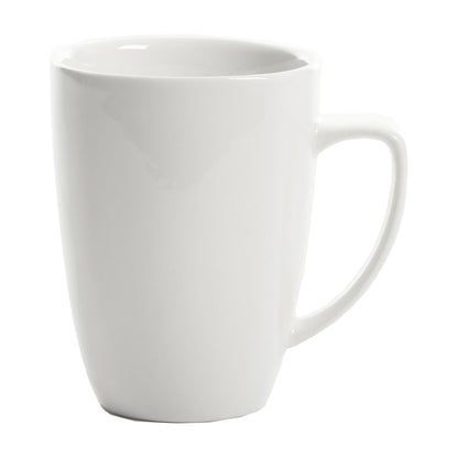 Everyday Square White Stoneware Dinnerware Set, 40-Piece