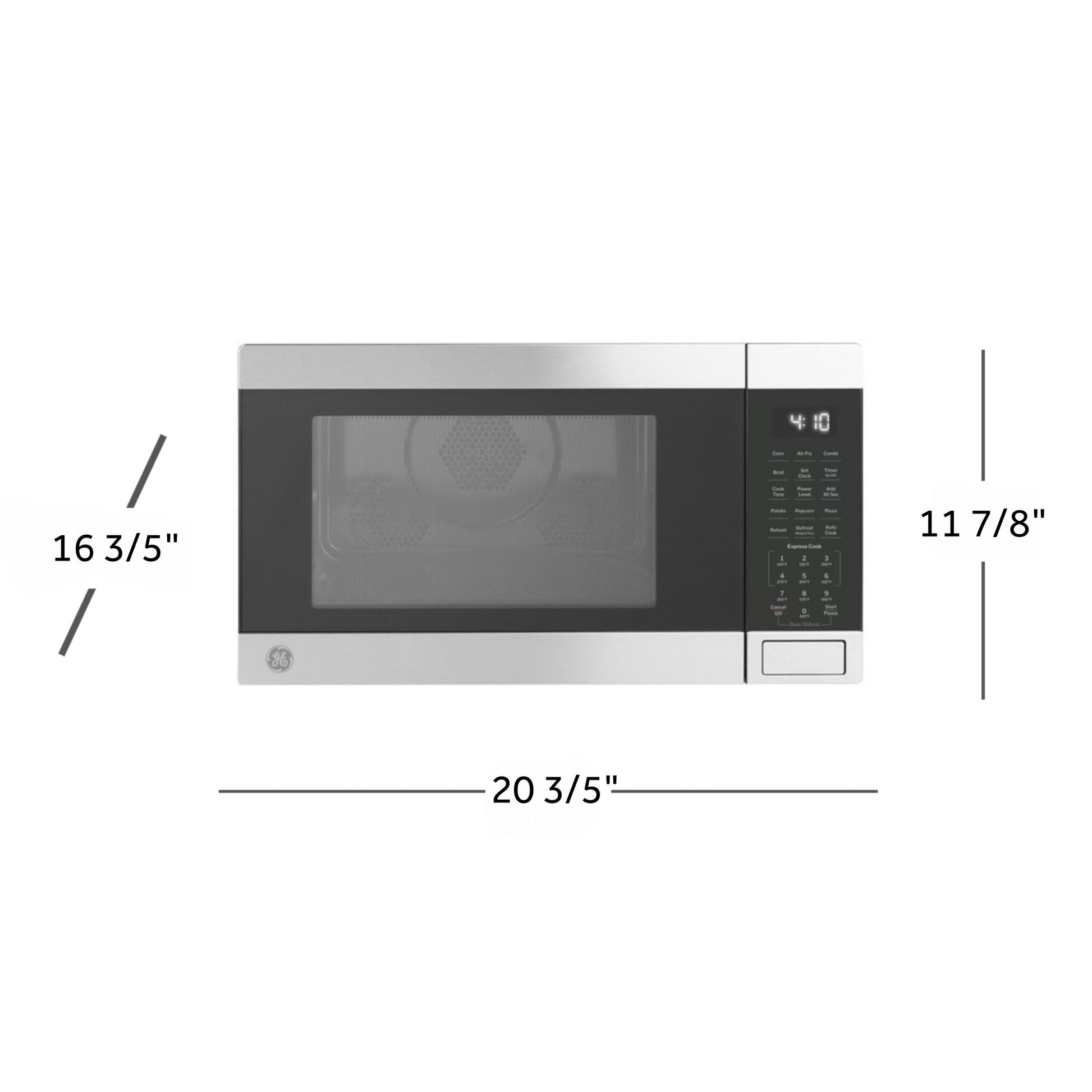 1.0-Cu Ft 1050 -Watt Air Fry Countertop Convection Microwave ( Stainless Steel )