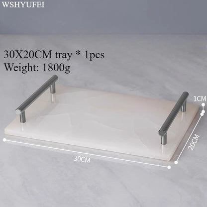 Light Luxury White Jade Stone Home Bathroom Wash Suit Bathroom Supplies Brush Tooth Cup Soap Bottle Soap Dish Toothbrush Holder