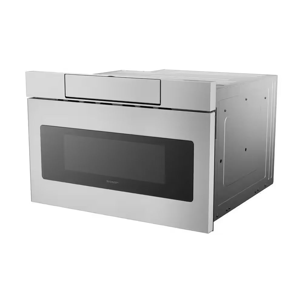 24 In. 1.2 Cu. Ft. Built-In Microwave Drawer with Concealed Controls in Stainless Steel Finish with Sensor Cooking