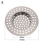 2PCS Strainer Bath Basin Drain Hair Clean up Mesh Trap Filter Kitchen Sink with Large Wide Rim Catcher Cover Cap Plug Wholesale