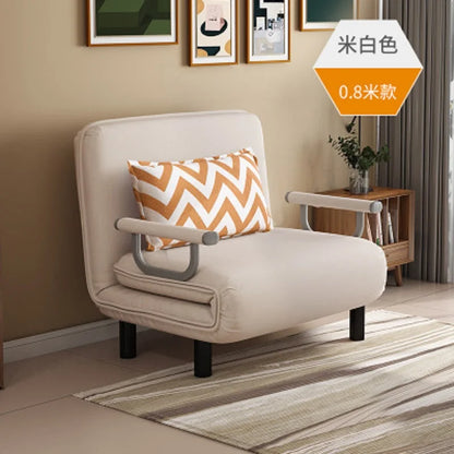 K-STAR Convertible Sofa Bed Armchair Sleeper Leisure Recliner Fabric Breathable Lazy Sofas Living Room Lounge Single Chair 2024
