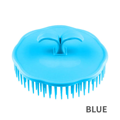 Head Massage Brush Soft Glue Shampoo Brush Bathroom Products Plastic Sanitary Comb Washing Hair Scalp Shower Body
