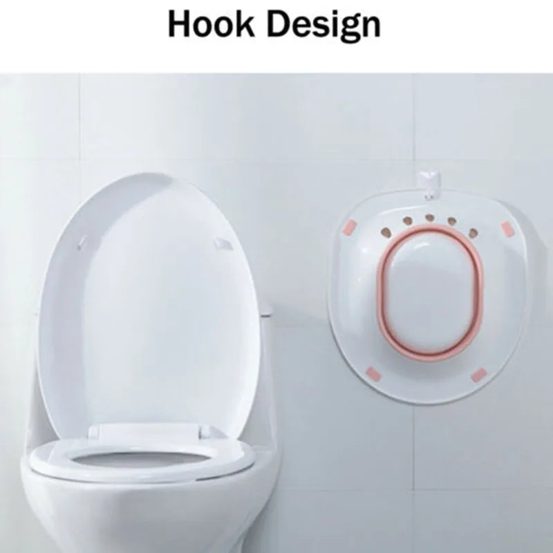 Durable over Elderly Postpartum Hemorrhoids Patient Toilet Tub Hip Basin Bidet New Vaginal Steaming Seat Bath
