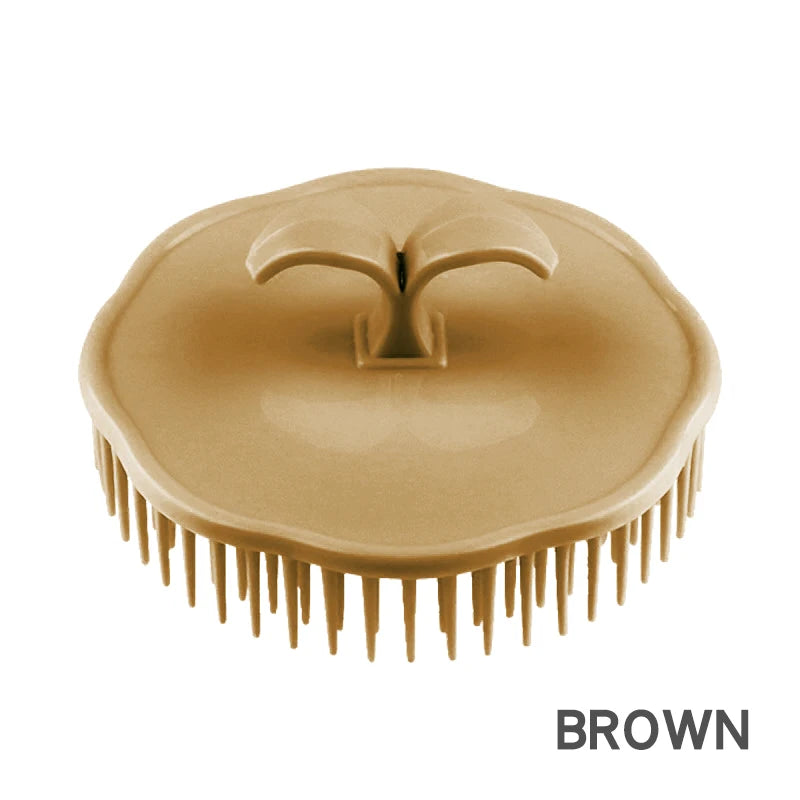 Head Massage Brush Soft Glue Shampoo Brush Bathroom Products Plastic Sanitary Comb Washing Hair Scalp Shower Body