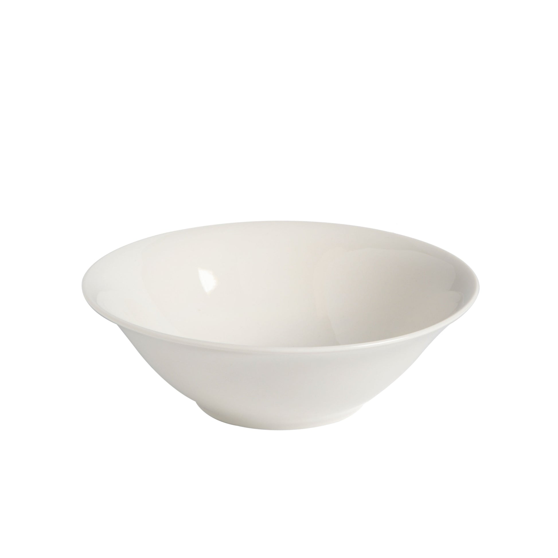 Everyday round White Stoneware Dinnerware Set, 12-Piece
