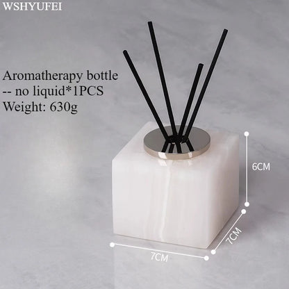 Light Luxury White Jade Stone Home Bathroom Wash Suit Bathroom Supplies Brush Tooth Cup Soap Bottle Soap Dish Toothbrush Holder