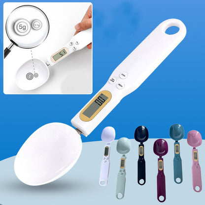 Kitchen Scale Measuring Spoon Scale Compact Food Weighing Scale for Dry and Wet Ingredients
