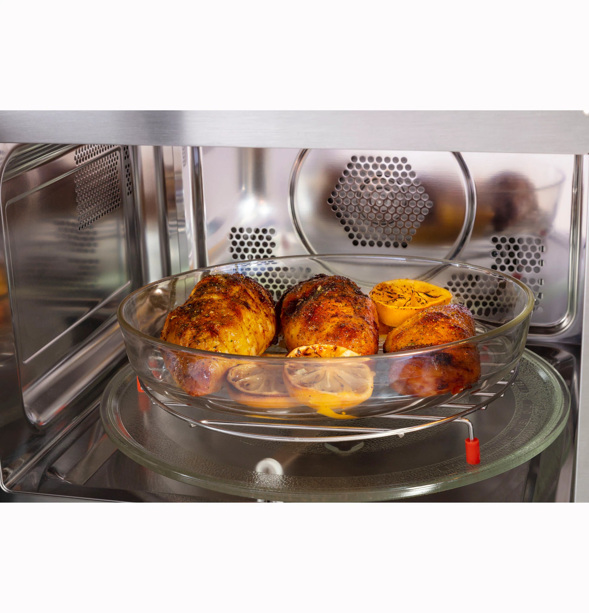 1.0-Cu Ft 1050 -Watt Air Fry Countertop Convection Microwave ( Stainless Steel )