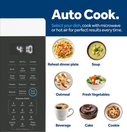 1.0-Cu Ft 1050 -Watt Air Fry Countertop Convection Microwave ( Stainless Steel )