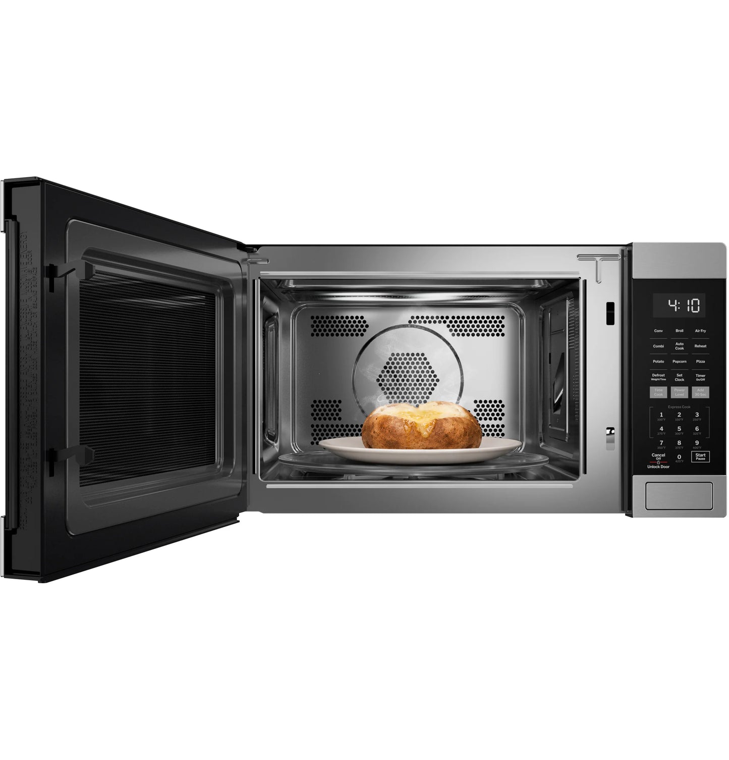 1.0-Cu Ft 1050 -Watt Air Fry Countertop Convection Microwave ( Stainless Steel )