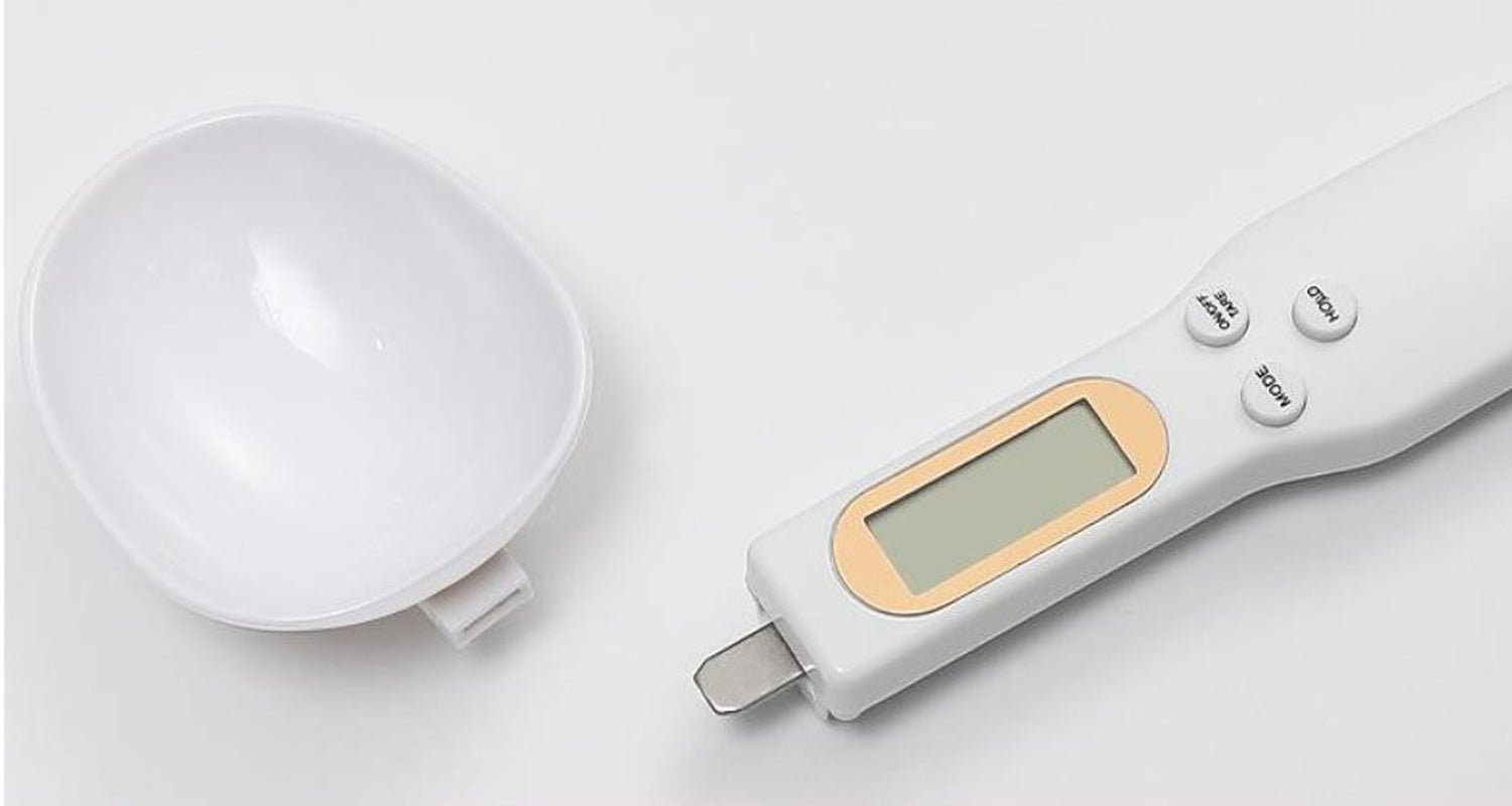 Kitchen Scale Measuring Spoon Scale Compact Food Weighing Scale for Dry and Wet Ingredients