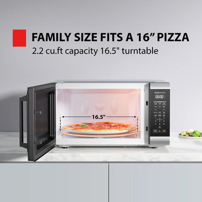 2.2 Cu. Ft. 24.4'' Microwave Oven in Stainless Steel