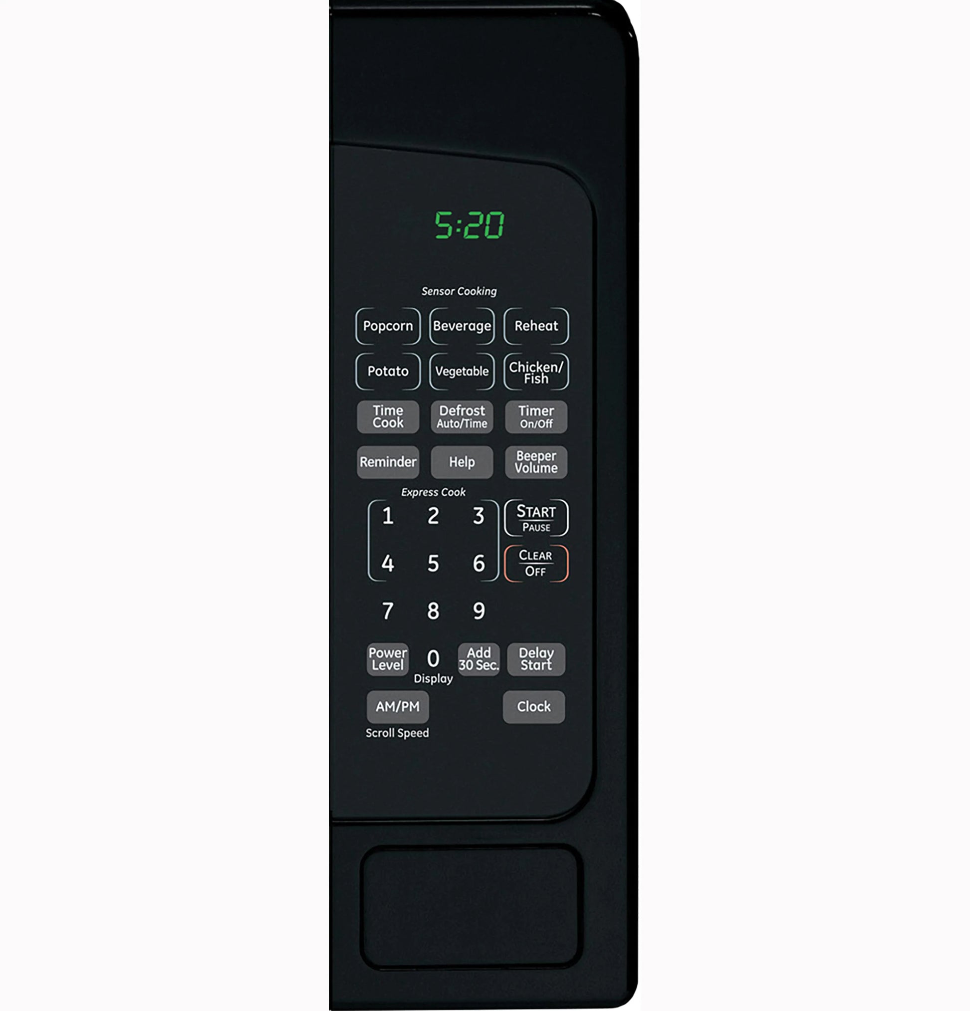 2.0-Cu Ft 1200 -Watt Countertop Microwave ( Black )