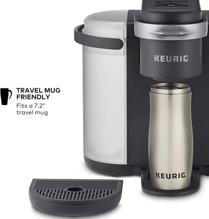 K-Cafe Single-Serve K-Cup Coffee Maker, Latte Maker and Cappuccino Maker, Comes with Dishwasher Safe Milk Frother, Coffee Shot Capability, Compatible with All  K-Cup Pods, Dark Charcoal | Dishwasher Safe Milk Frother