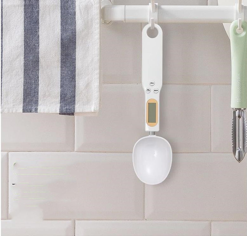 Kitchen Scale Measuring Spoon Scale Compact Food Weighing Scale for Dry and Wet Ingredients