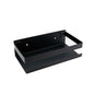 Stainless Steel Bathroom Shelf Black Shower Shampoo Storage Rack Adhesive Suqare Kitchen Bathroom Shlef 20Cm 30Cm 40Cm 50Cm