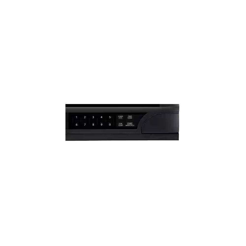 24 In. 1.5 Cu. Ft. 1,100-Watt over the Counter Microwave in Black with Sensor Cooking Technology