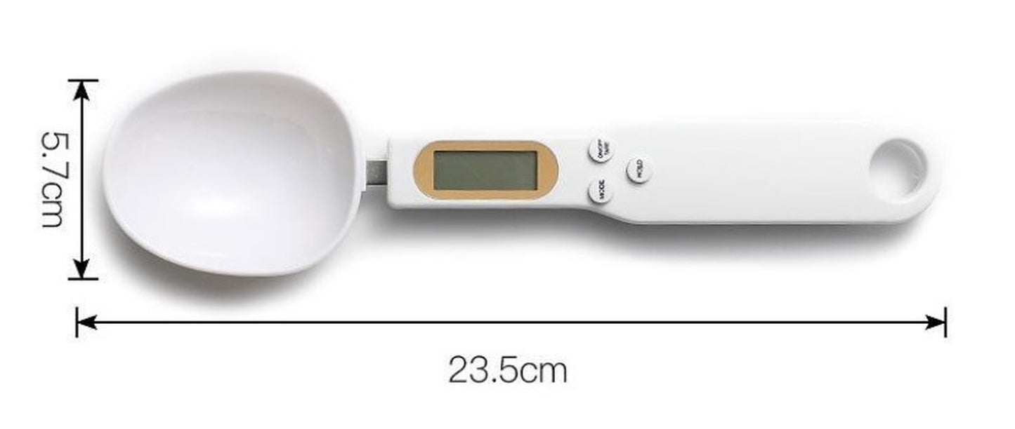 Kitchen Scale Measuring Spoon Scale Compact Food Weighing Scale for Dry and Wet Ingredients