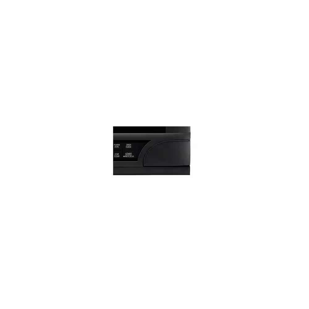 24 In. 1.5 Cu. Ft. 1,100-Watt over the Counter Microwave in Black with Sensor Cooking Technology