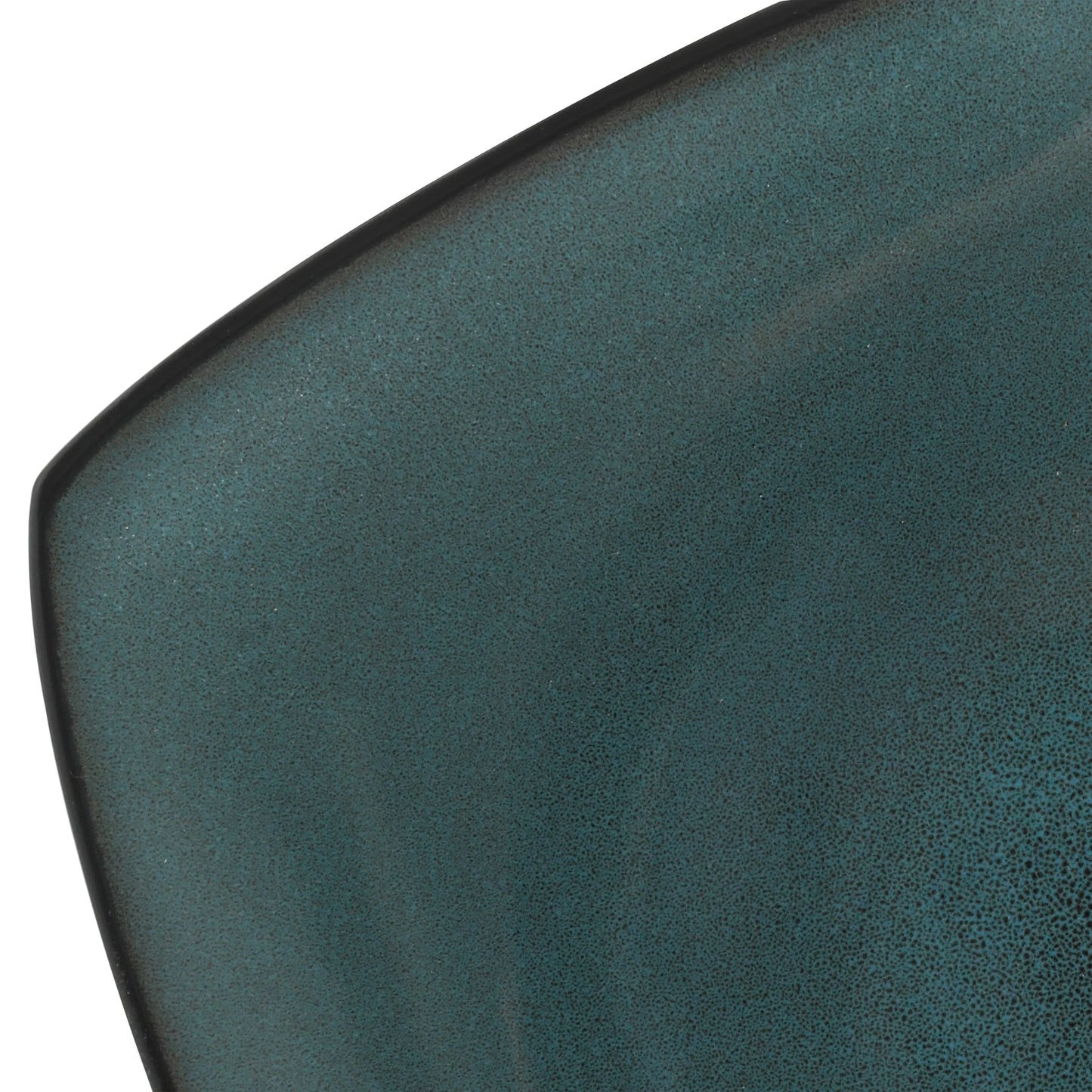 Soho Lounge Square Stoneware 16 Piece Dinnerware Set, Teal