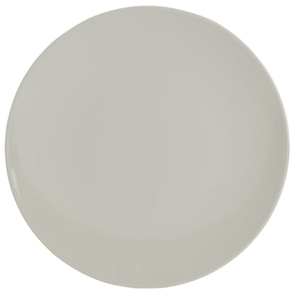 Tabletops Gallery 12 Piece Green Gray Pink Melamine Dinnerware Set Plates Bowls for Indoor/Outdoor Use, Service for 4, Pastel