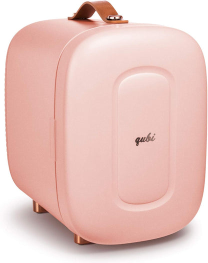 Mini Fridge, Professional Skincare Fridge, Mini Cosmetics Makeup Fridge, Compact Fridge 5 Liter (Pink)